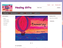 Tablet Screenshot of healinggifts.com